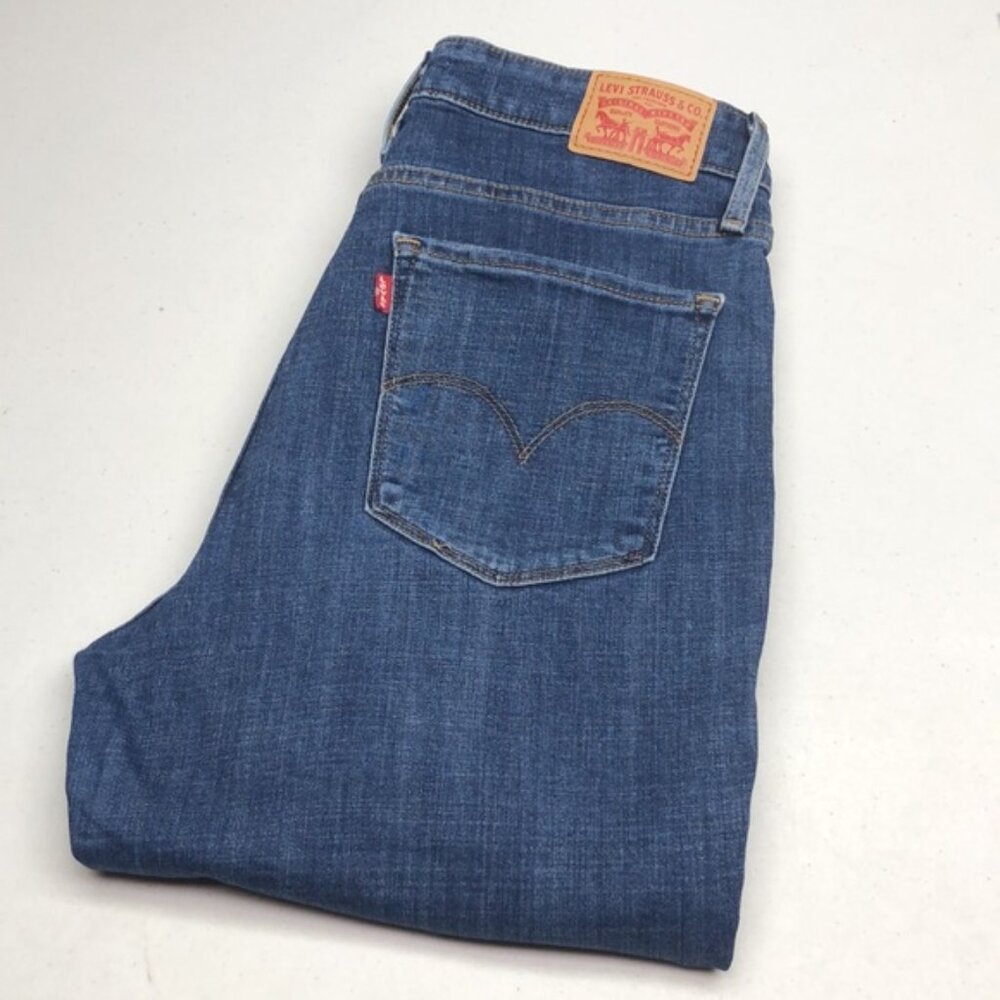 LEVI DISTRESS 721 HIGH-RISE SKINNY JEANS 30x32 ⭐️